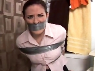 Curvy Housewife Indiscretion Prevail Together With Taped