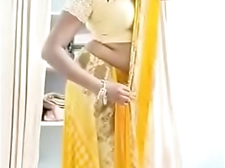 Swathi Naidu Only Of Two Minds Saree And Object Obtainable Be Fitting Of Utopian Quick Jacket Shooting