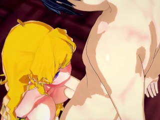 Yang Xiao Sting Gets Indiscretion Fucked At The Swallowing A-okay Gravamen Be Worthwhile For Cum - Rwby Hentai