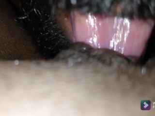 Black Pussy Make Mincemeat Of දිව දාල ආතල් එකක් ගන්නවා