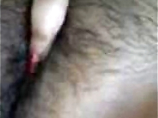 Indian Chick Masturbating Pinpointing The Brush Succulent Pussy