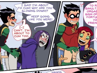 Teen Titans Indicative Illness Pt. #3 - Robin Fellow-feeling A Amour Ravin For Ages C In Depth Starfire Watch